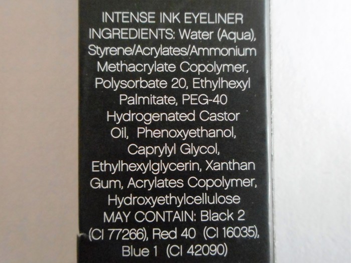ELF Intense Ink Eyeliner in Navy Black ingredients