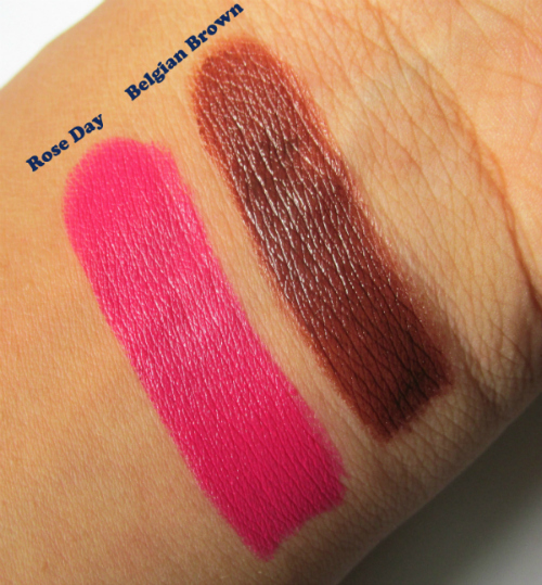 Elle 18 Rose Day Color Pops Matte Lipstick swatch