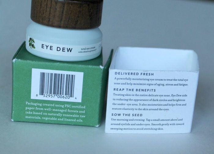 Farmacy eye dew total eye cream description