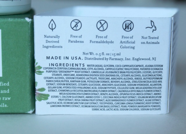 Farmacy eye dew total eye cream ingredients