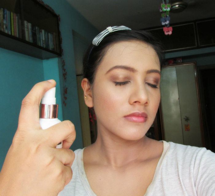 Fresh bright nontouring makeup look step 12