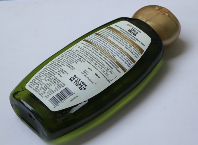 Garnier Ultra Blends Mythic Olive Deep Nourishing Shampoo details