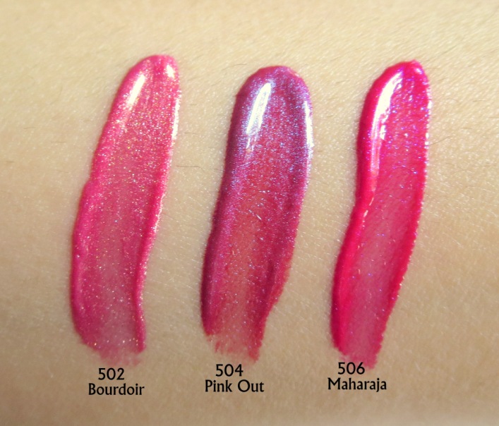 Giorgio Armani 504 Pink Out Ecstasy Lacquer Lip Gloss second swatches