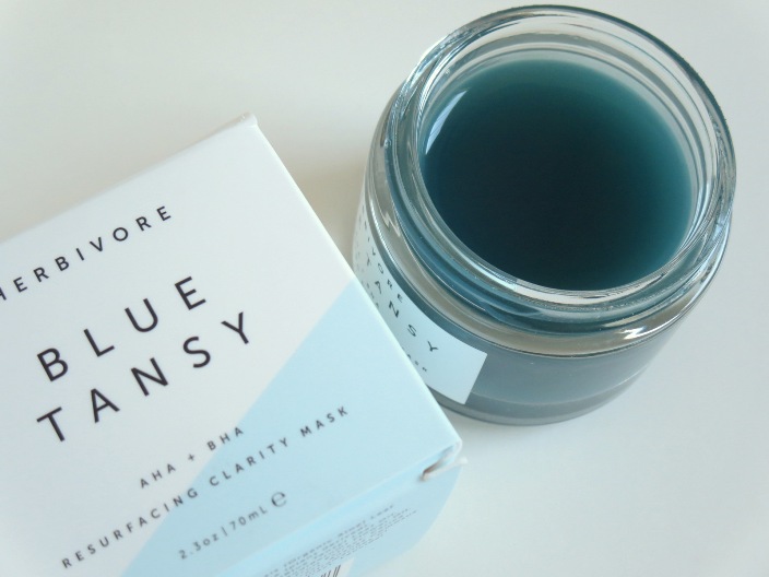 Herbivore Botanicals Blue Tansy AHA + BHA Resurfacing Clarity Mask bottle