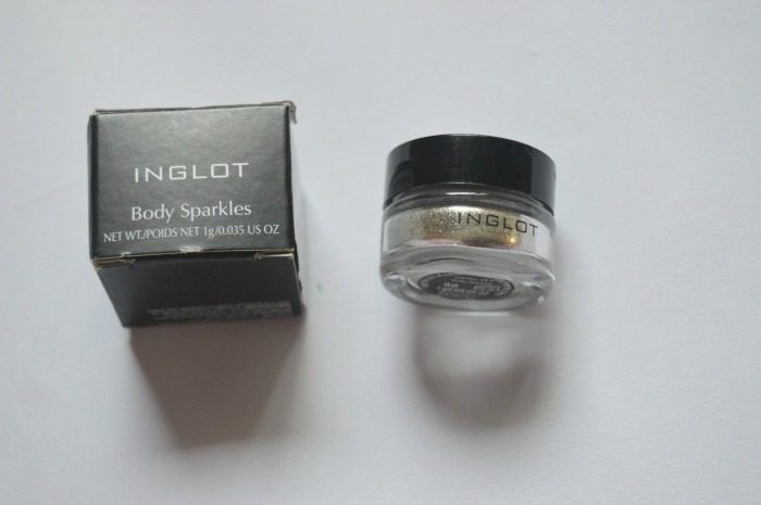 Inglot body sparkles 66 silver packaging