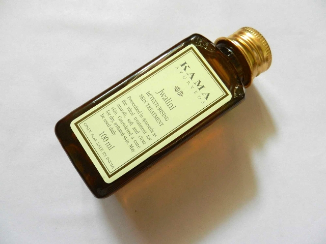 Kama Ayurveda Jwalini Retexturising Skin Treatment Oil packaging