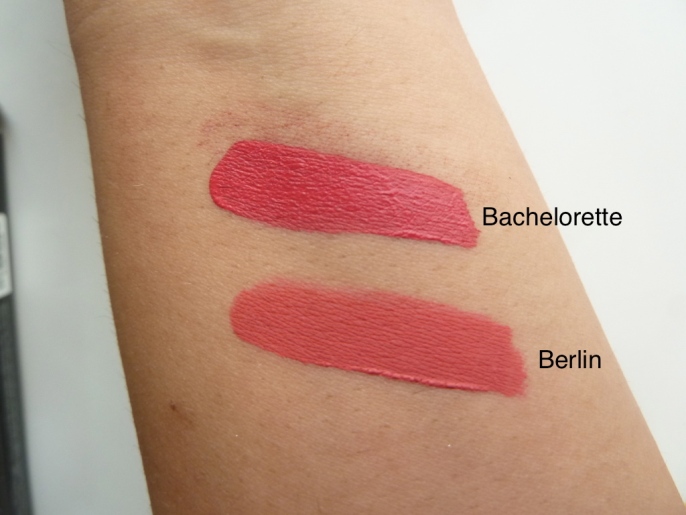 Kat Von D Bachelorette Everlasting Liquid Lipstick swatch on hands