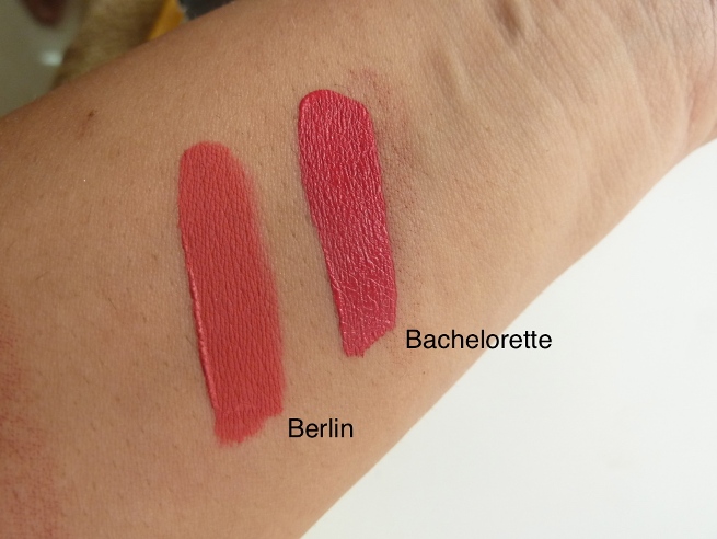 Kat Von D Berlin Everlasting Liquid Lipstick swatch on hands