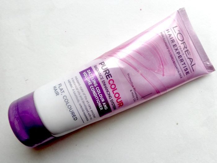 LOreal Paris Hair Expertise Pure Colour Dazzling Colour and Volume Conditioner