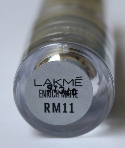 Lakme RM 11 Enrich Matte Lipstick name