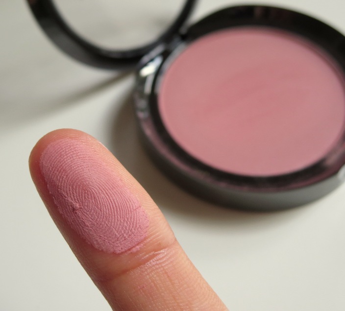 Lorac Aura Color Source Buildable Blush swatch on hands