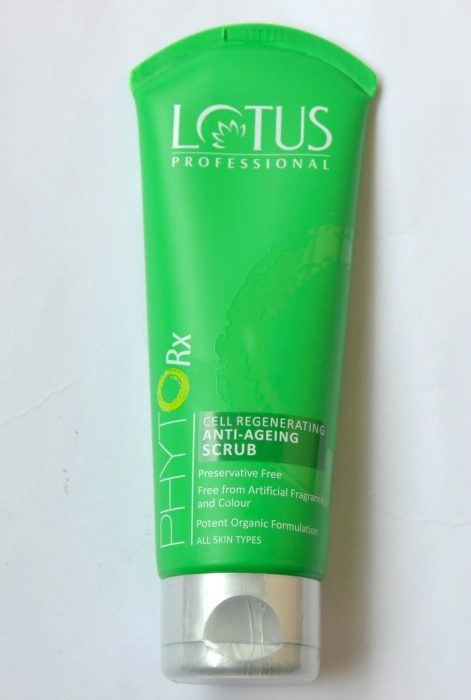 Lotus Herbals PHYTO-Rx Cell Regenerating Anti-Ageing Scrub Review