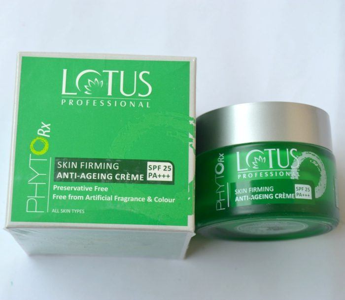 Lotus Herbals PHYTO-Rx Skin Firming Anti-Ageing Creme SPF 25 PA+++ Review