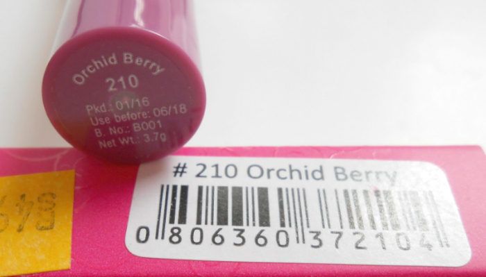 Lotus Make-Up Orchid Berry Colorstylo Chubby Lip Color name