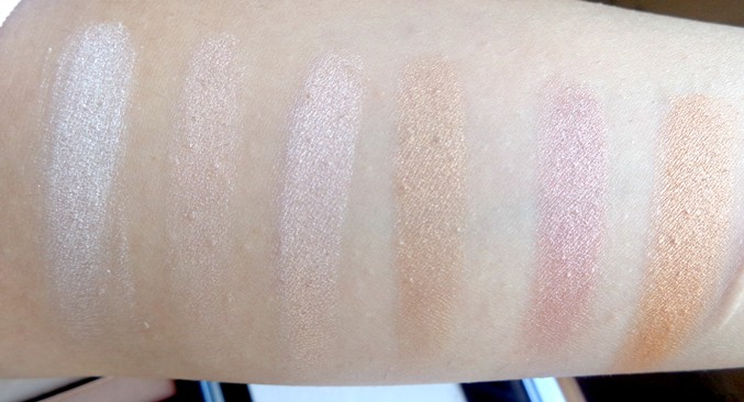 Makeup Revolution Essential Shimmers Redemption Palette swatches