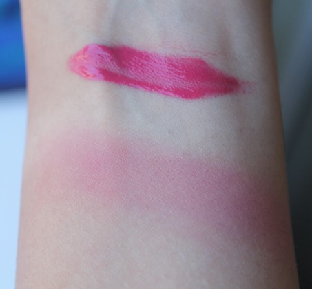 NYX Berry Tea Whipped Lip and Cheek Souffle Hand Swatch