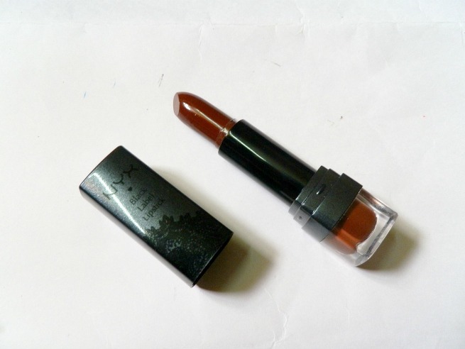 NYX Chocolate Mousse Black Label Lipstick open bullet