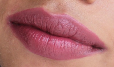 NYX soft matte lip cream in Budapest lipswatch
