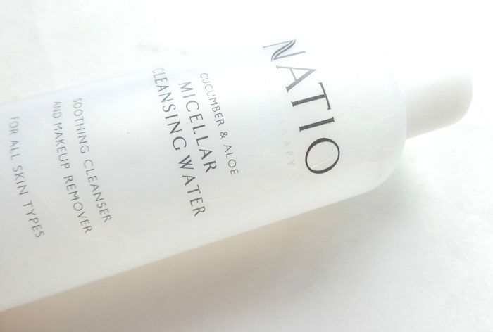 Natio Cucumber & Aloe Micellar Cleansing Water packaging