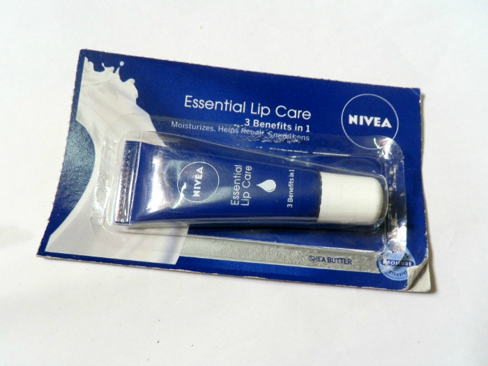 Nivea Shea Butter Essential Lip Care packaging
