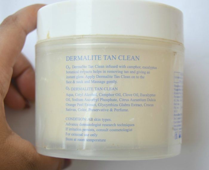 O3+ Dermalite Tan Clean Claims