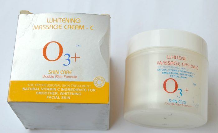 O3+ Whitening Massage Cream C Review