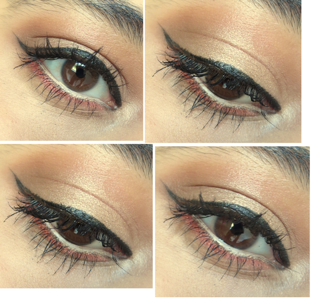 Party eye makeup look with eyeliner