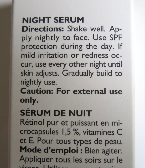 Peter Thomas Roth Retinol Fusion PM Night Serum directions to use