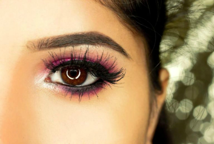 Pink Summer Party Eyes Final look