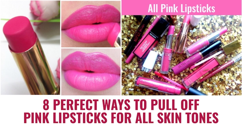 Pink lipsticks for all skin tones