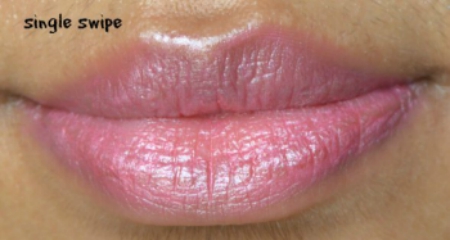Revlon Kissable Pink Super Lustrous Lipstick Lip Swatch
