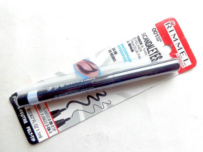 Rimmel Scandaleyes Thick & Thin Eyeliner packaging