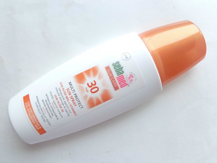 Sebamed Sun Care 30 High Multi Protect Sun Spray bottle