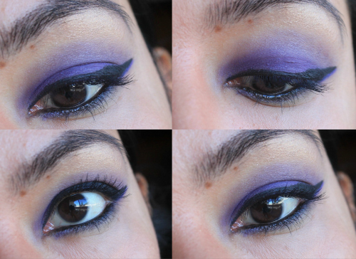 Sephora Collection Night Owl No. 93 Colorful Luster Matte Colorful Eye Shadow EOTD