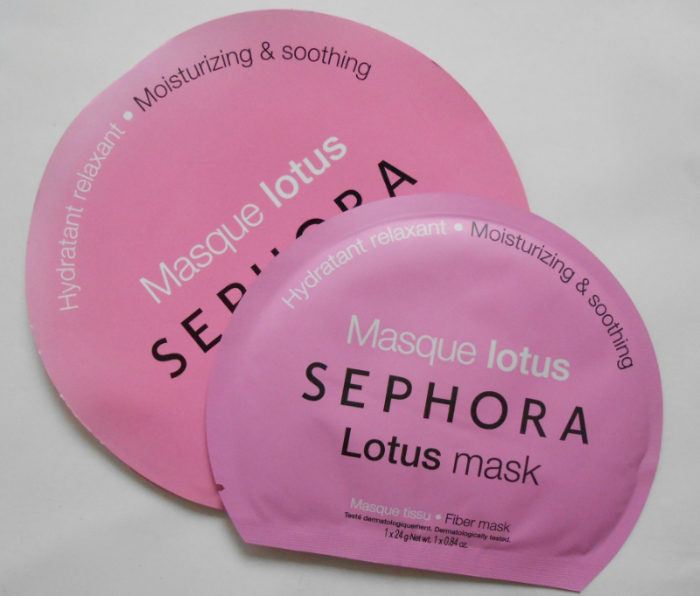 Sephora Moisturizing & Soothing Lotus Mask