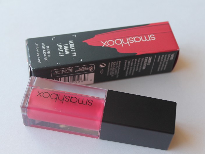 Smashbox Blast Off Always On Liquid Lipstick outer packaging