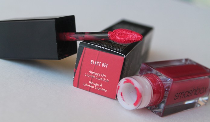 Smashbox Blast Off Always On Liquid Lipstick tube closeup
