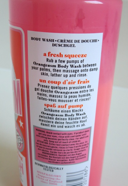 Soap and Glory Orangeasm Body Wash product details
