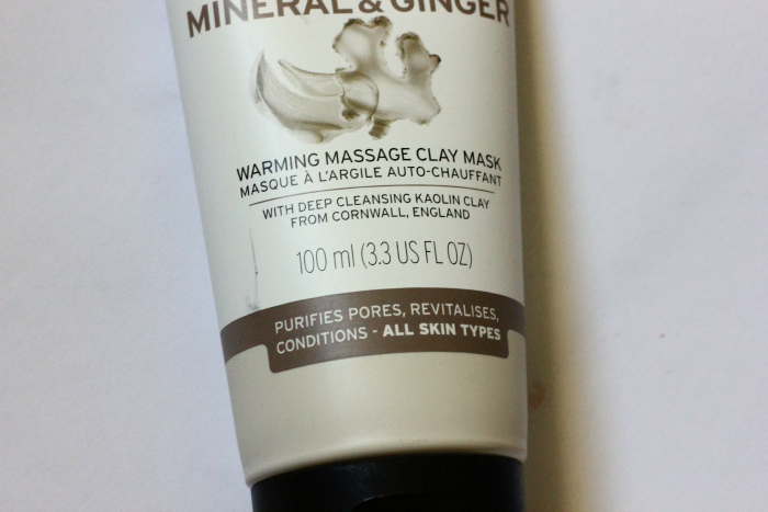 Body Shop Mineral and Ginger Warming Massage Clay Review