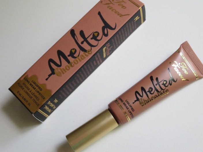 Too Faced Melted Chocolate Liquified Long Wear Lipstick Chocolate Honey