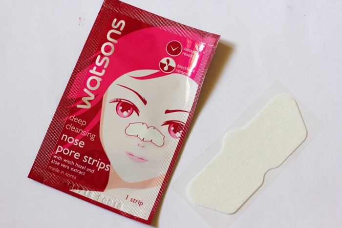 Watsons Deep Cleansing Nose Pore Strips open