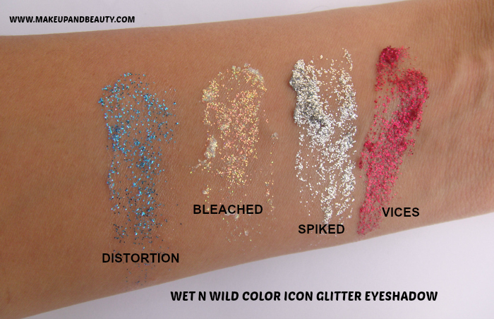 Wet n Wild Color Icon Bleached Glitter Single swatches