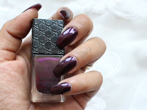 gucci absolute purple nail polish 2