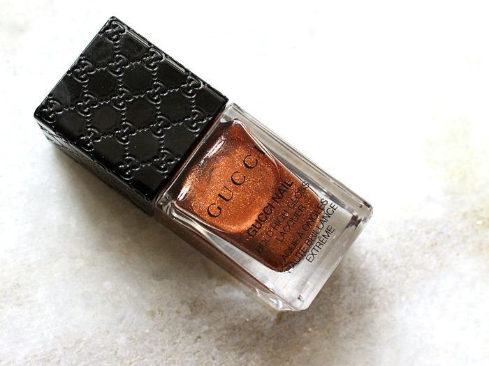 gucci iconic bronze nail polish