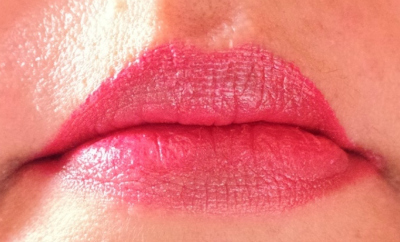 kent lip brush applied lipstick