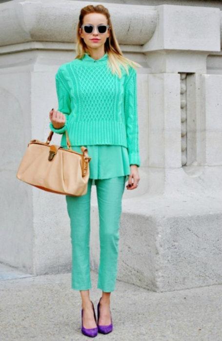 similar color for monochromatic look