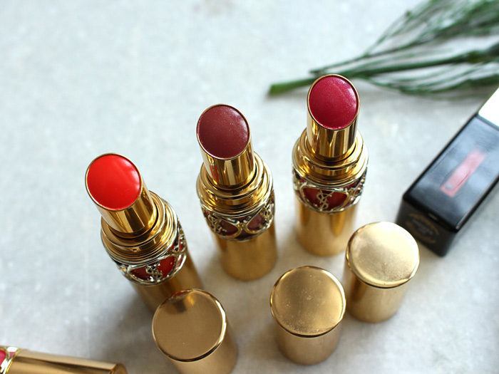 ysl rouge volupte shine lipsticks review