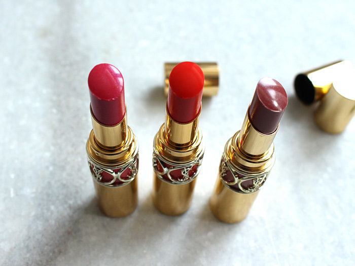 ysl rouge volupte shines review