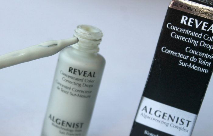 Algenist REVEAL Concentrated Green Color Correcting Drops dopper