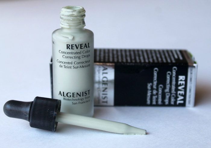 Algenist REVEAL Concentrated Green Color Correcting Drops packaging